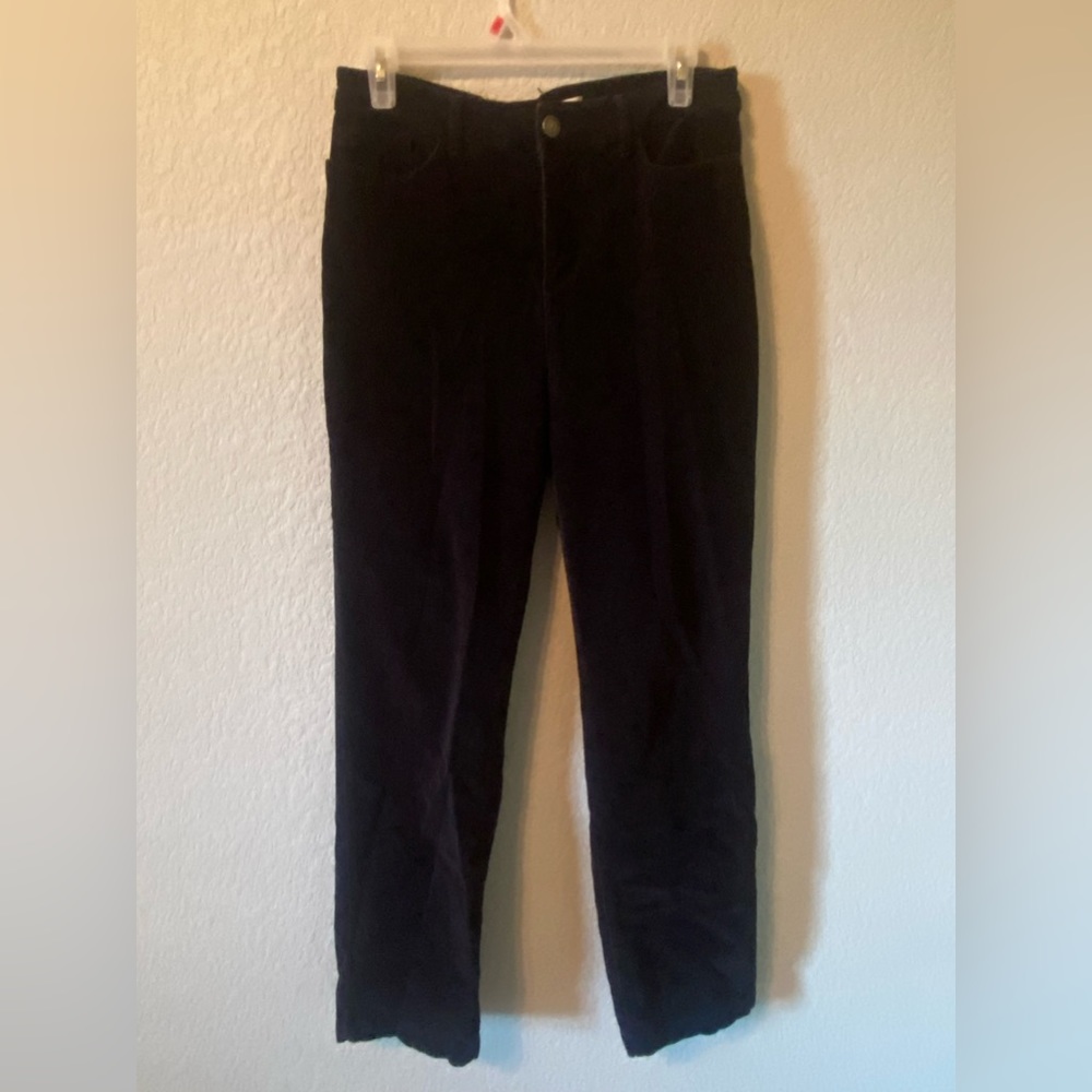 Croft&Barrow black corduroy straight leg jeans